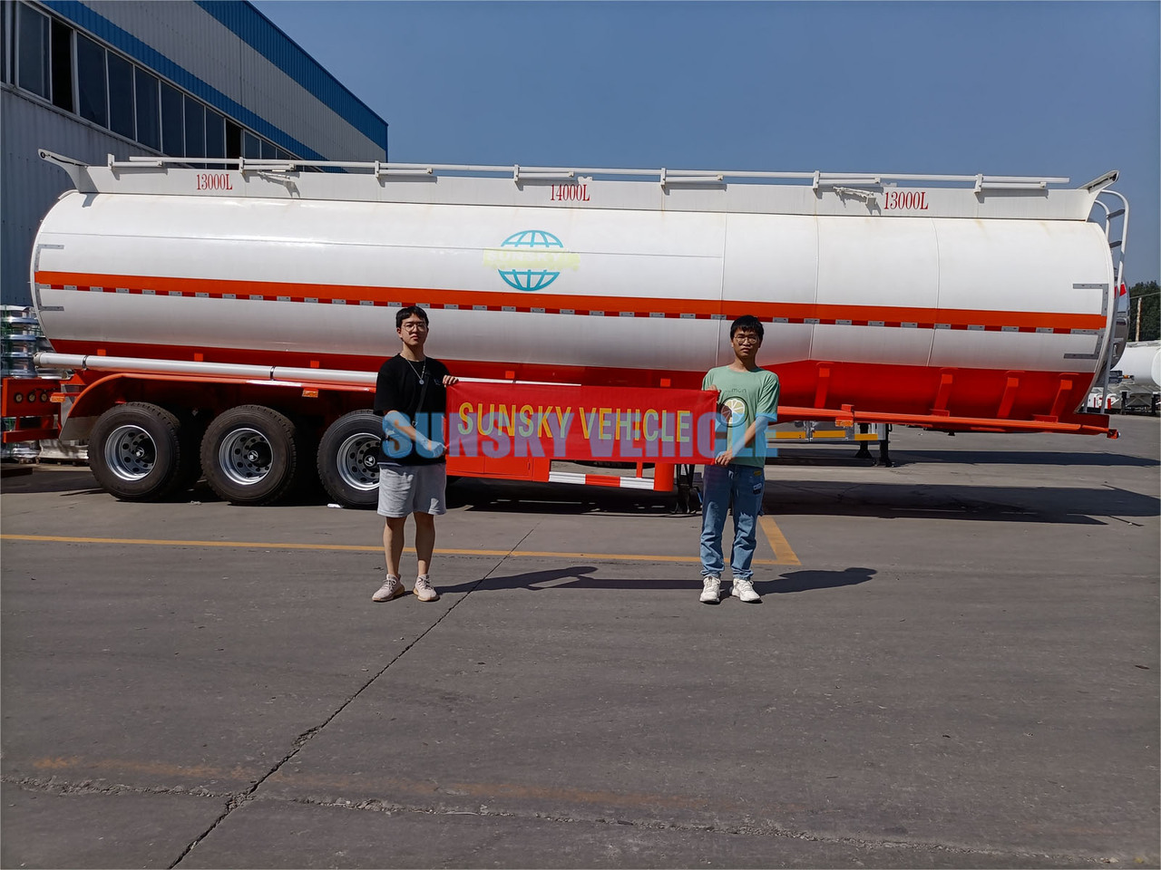 SUNSKY Fuel Tanker for sale - 液罐半拖车:图5 SUNSKY Fuel Tanker for sale - 液罐半拖车:图5