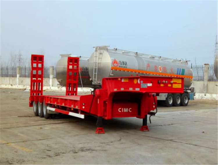 新的 低装载半拖车 XCMG Official Semi Trailer XLXZ9400TDP 3 Axles Lowbed Trailer for Sale：图6