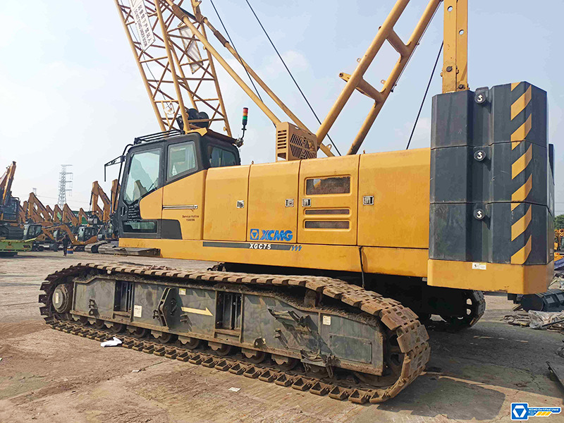 XCMG XGC75 small used 75ton crwler crane mobile with with Main Boom 58m - 履带式起重机:图2 XCMG XGC75 small used 75ton crwler crane mobile with with Main Boom 58m - 履带式起重机:图2