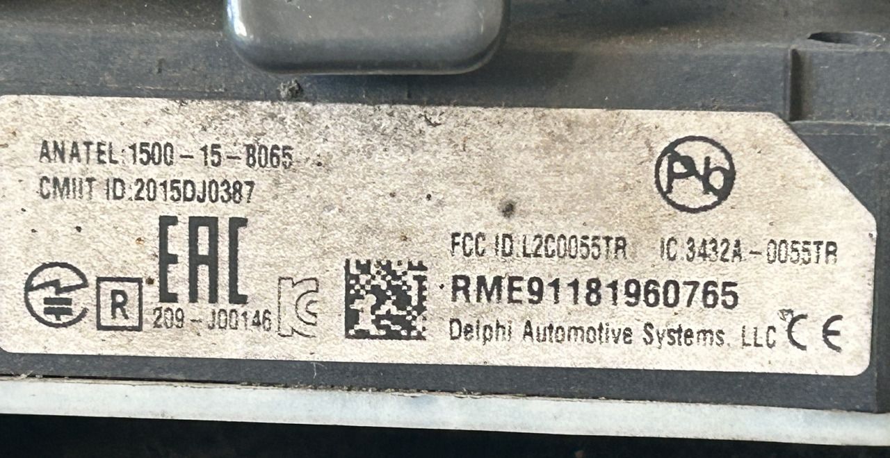 ACTROS MP4 RBZ RADAR CONTROL MODULE - ECU:图4 ACTROS MP4 RBZ RADAR CONTROL MODULE - ECU:图4