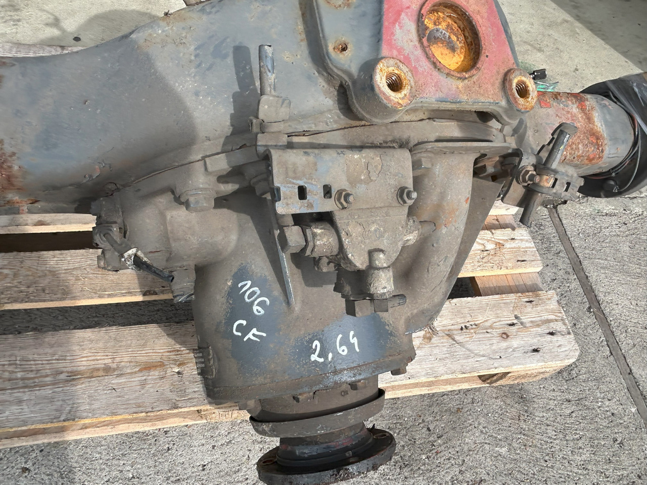 后轴 DAF CF EURO 6 DIFFERENTIAL AXLE：图9
