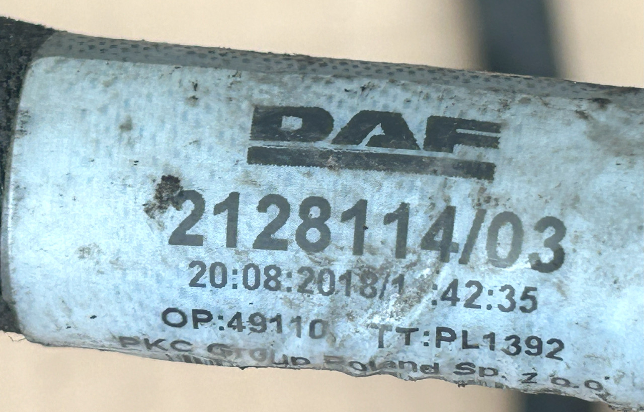 DAF XF 106 CHASSIS MAIN ELECTRICAL HARNESS - 电缆/ 线束:图5 DAF XF 106 CHASSIS MAIN ELECTRICAL HARNESS - 电缆/ 线束:图5