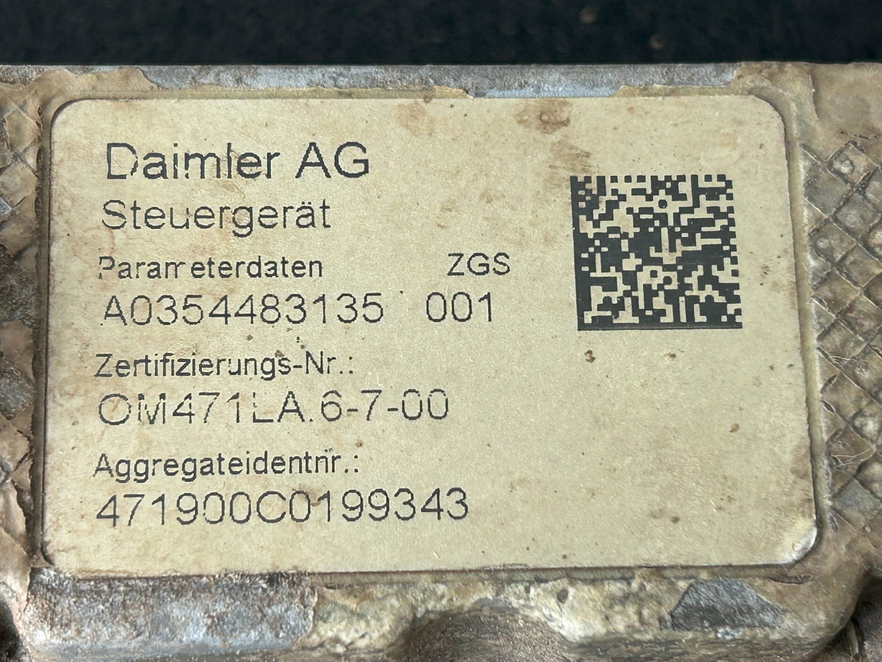 MERCEDES MCM 2.1 ACTROS MP4 - ECU 适用于 卡车:图4 MERCEDES MCM 2.1 ACTROS MP4 - ECU 适用于 卡车:图4