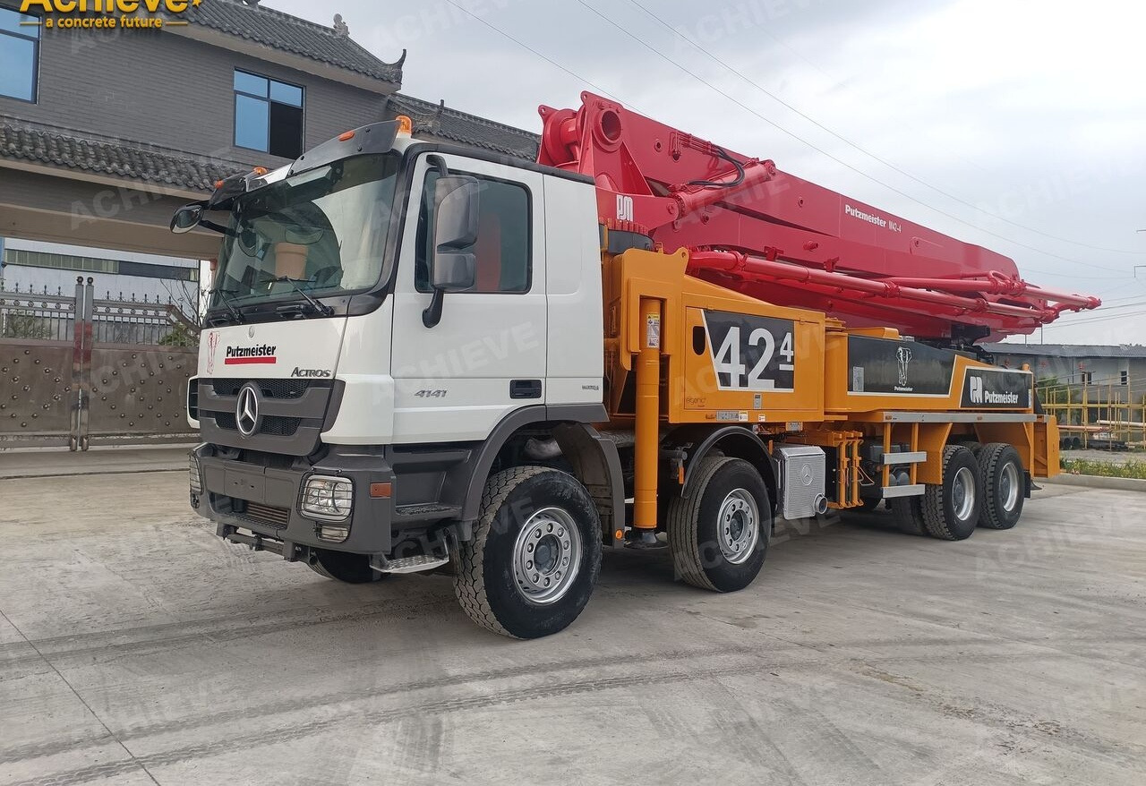 PUTZMEISTER Mercedes-Benz Actros 4141 concrete pumpM42-4R 170 m³【ACHIEVE】TOP CONDITION!!! - 混凝土泵车:图5 PUTZMEISTER Mercedes-Benz Actros 4141 concrete pumpM42-4R 170 m³【ACHIEVE】TOP CONDITION!!! - 混凝土泵车:图5