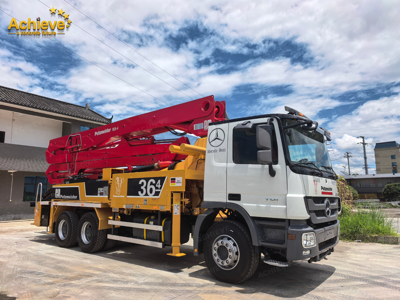 PUTZMEISTER Mercedes-Benz M36-4 2018 ACTROS 3341【ACHIEVE】TOP CONDITION!!! - 混凝土泵车:图1 PUTZMEISTER Mercedes-Benz M36-4 2018 ACTROS 3341【ACHIEVE】TOP CONDITION!!! - 混凝土泵车:图1