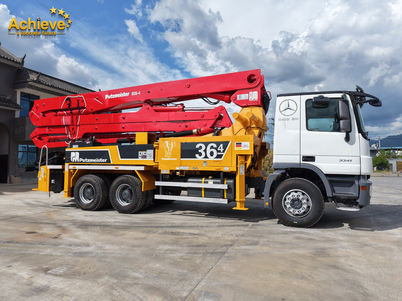 PUTZMEISTER Mercedes-Benz M36-4 2018 ACTROS 3341【ACHIEVE】TOP CONDITION!!! - 混凝土泵车:图4 PUTZMEISTER Mercedes-Benz M36-4 2018 ACTROS 3341【ACHIEVE】TOP CONDITION!!! - 混凝土泵车:图4