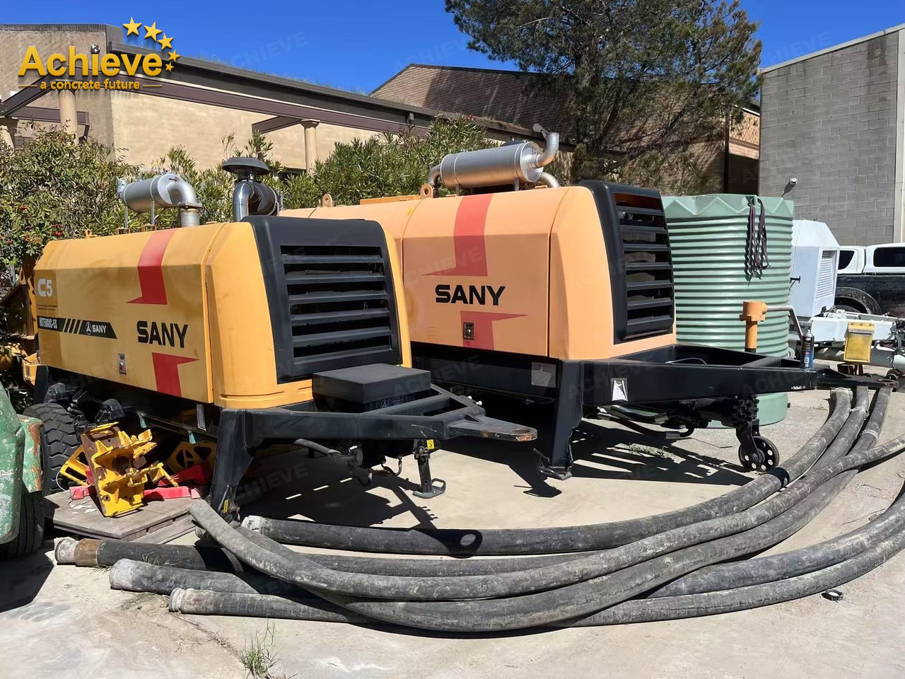 SANY SANY 【ACHIEVE】TOP CONDITION!!! demo new low hours Sany Concrete Trailer Pump 2017 HBT5008C-5S - 固定式混凝土泵:图3 SANY SANY 【ACHIEVE】TOP CONDITION!!! demo new low hours Sany Concrete Trailer Pump 2017 HBT5008C-5S - 固定式混凝土泵:图3