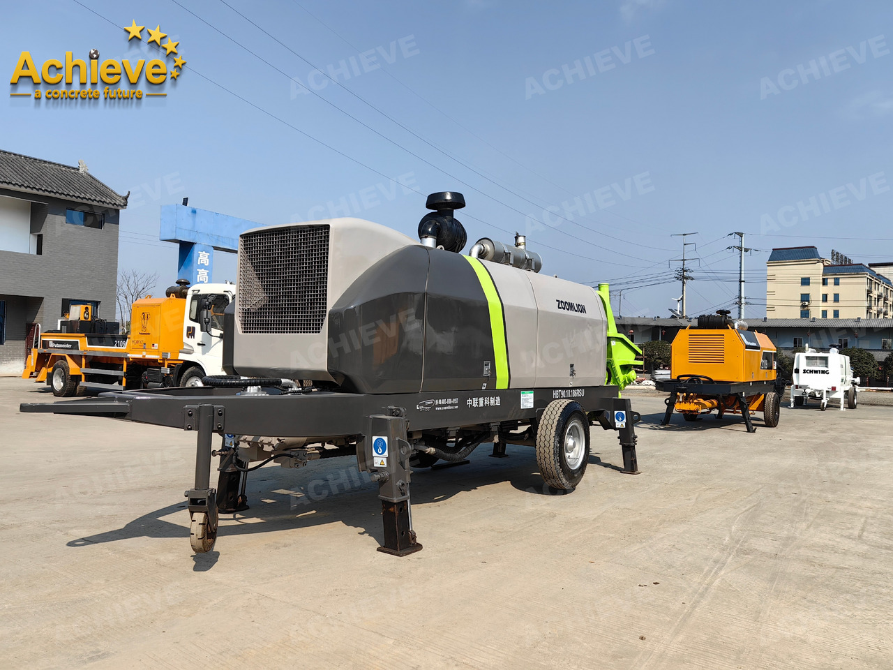 Zoomlion 2022 Zoomlion HBT 90.18.186RSU hydraulic Concrete Trailer Pump in China【ACHIEVE】TOP CONDITION!!! - 固定式混凝土泵:图3 Zoomlion 2022 Zoomlion HBT 90.18.186RSU hydraulic Concrete Trailer Pump in China【ACHIEVE】TOP CONDITION!!! - 固定式混凝土泵:图3