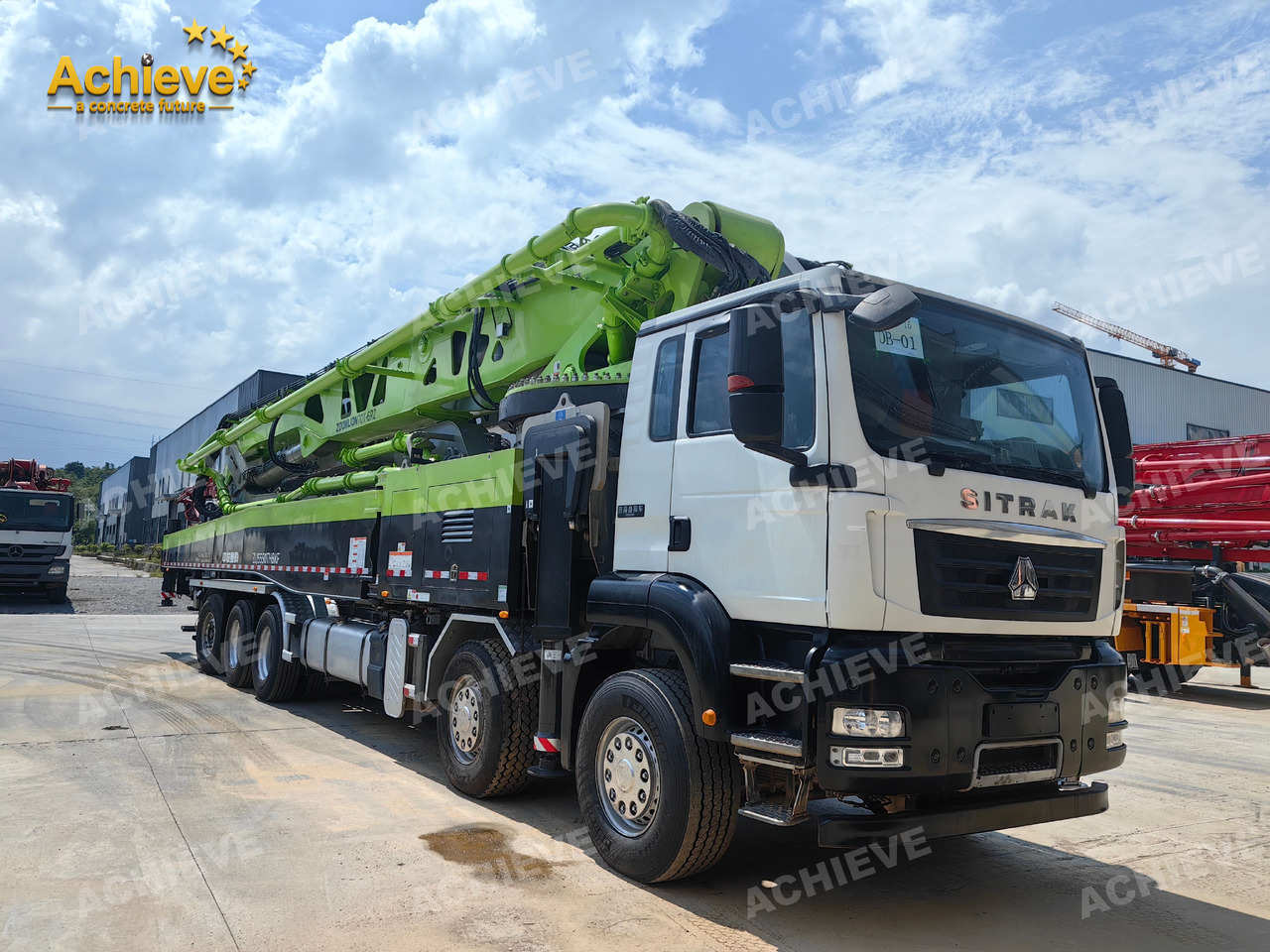 Zoomlion Zoomlion 70M 70X-6RZ Concrete pump truck ACTROS 4141 【ACHIEVE】TOP CONDITION!!! - 混凝土泵车:图1 Zoomlion Zoomlion 70M 70X-6RZ Concrete pump truck ACTROS 4141 【ACHIEVE】TOP CONDITION!!! - 混凝土泵车:图1