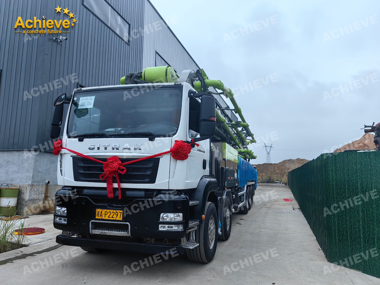 Zoomlion Zoomlion 70M 70X-6RZ Concrete pump truck ACTROS 4141 【ACHIEVE】TOP CONDITION!!! - 混凝土泵车:图4 Zoomlion Zoomlion 70M 70X-6RZ Concrete pump truck ACTROS 4141 【ACHIEVE】TOP CONDITION!!! - 混凝土泵车:图4