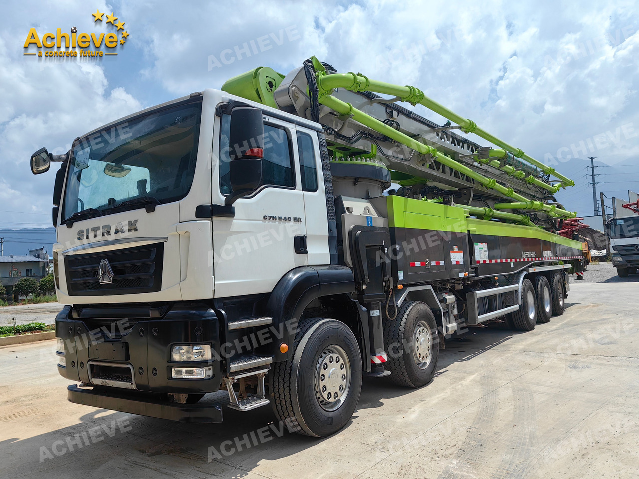 Zoomlion Zoomlion 70M 70X-6RZ Concrete pump truck ACTROS 4141 【ACHIEVE】TOP CONDITION!!! - 混凝土泵车:图2 Zoomlion Zoomlion 70M 70X-6RZ Concrete pump truck ACTROS 4141 【ACHIEVE】TOP CONDITION!!! - 混凝土泵车:图2