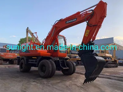 Good Condition Wheel Excavator Doosan Dh150W-7 Tire Excavator on Sale - 履带式挖掘机:图1 Good Condition Wheel Excavator Doosan Dh150W-7 Tire Excavator on Sale - 履带式挖掘机:图1