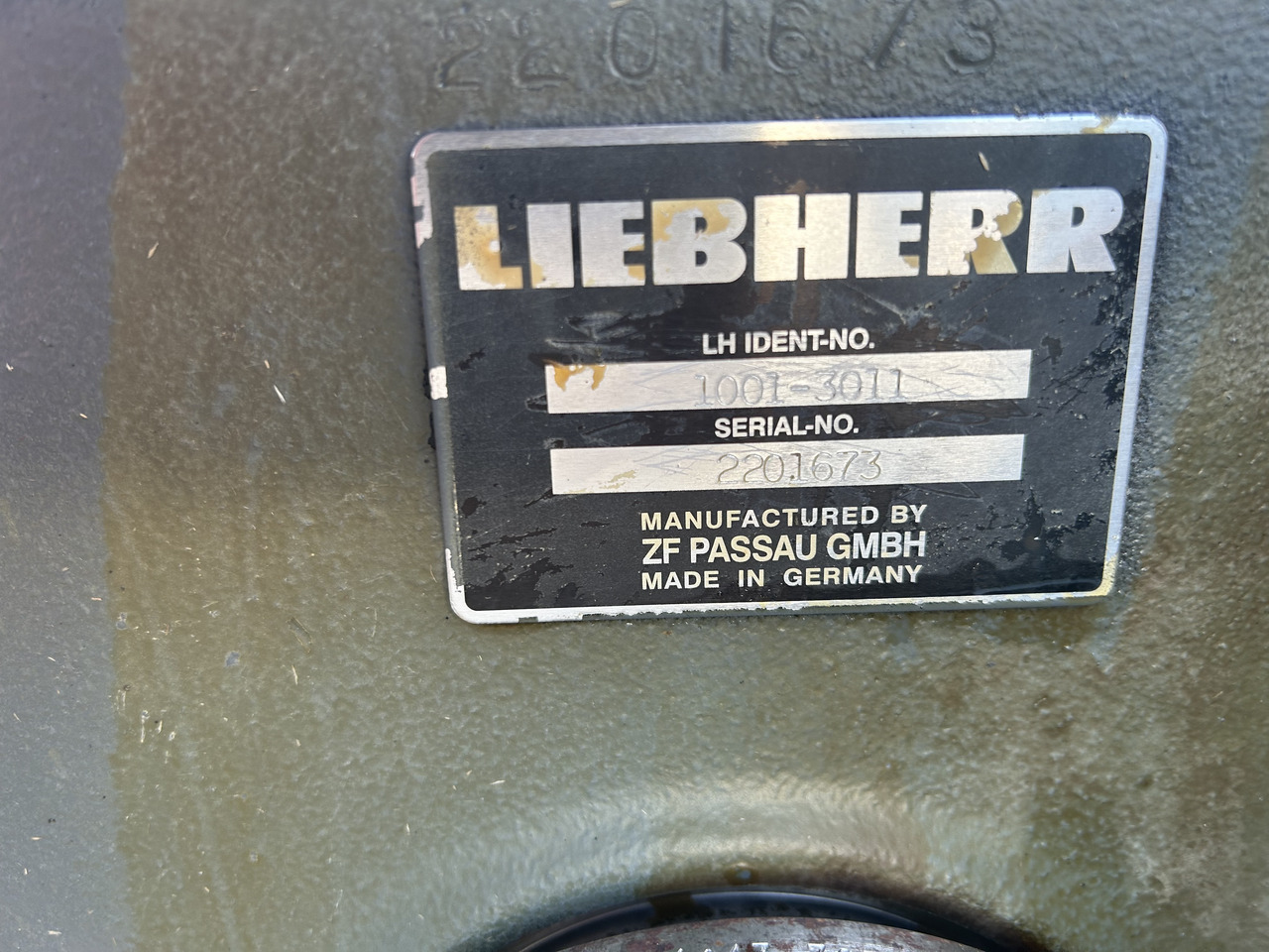 LIEBHERR A314 - 变速箱 适用于 挖掘机:图4 LIEBHERR A314 - 变速箱 适用于 挖掘机:图4