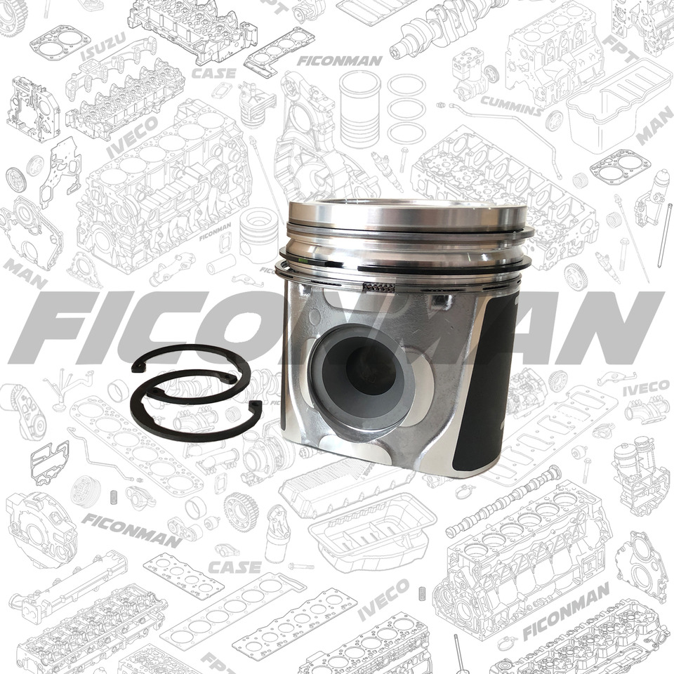 FPT CASE IVECOCursor9 PISTON ASSY,MAHLE 8097809 - 活塞/环/ 衬套 适用于 卡车:图1 FPT CASE IVECOCursor9 PISTON ASSY,MAHLE 8097809 - 活塞/环/ 衬套 适用于 卡车:图1