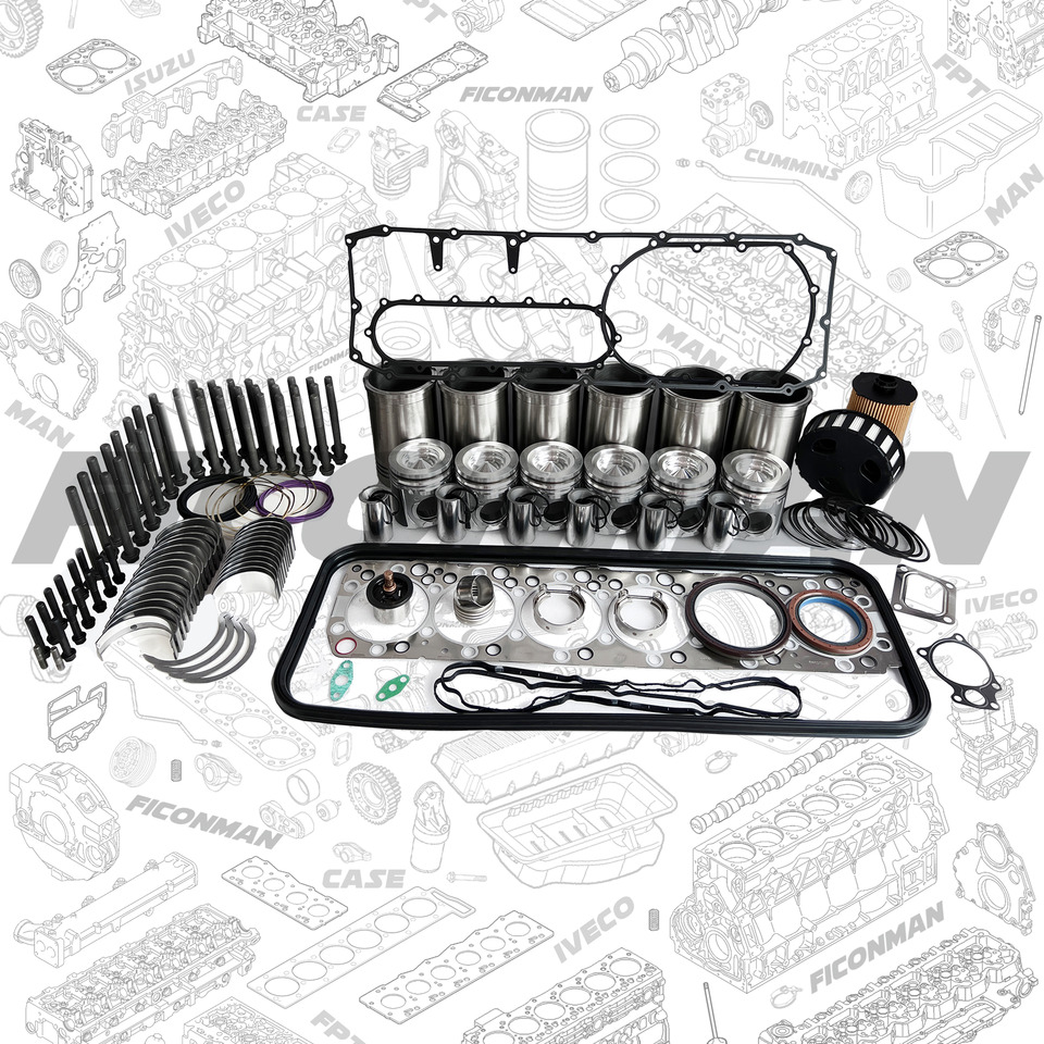 FPT IVECO CASE Cursor9 Euro 6 F2CFE612 A/B/D ENGINE OVERHAUL 8094279 - 发动机大修套件 适用于 卡车:图1 FPT IVECO CASE Cursor9 Euro 6 F2CFE612 A/B/D ENGINE OVERHAUL 8094279 - 发动机大修套件 适用于 卡车:图1