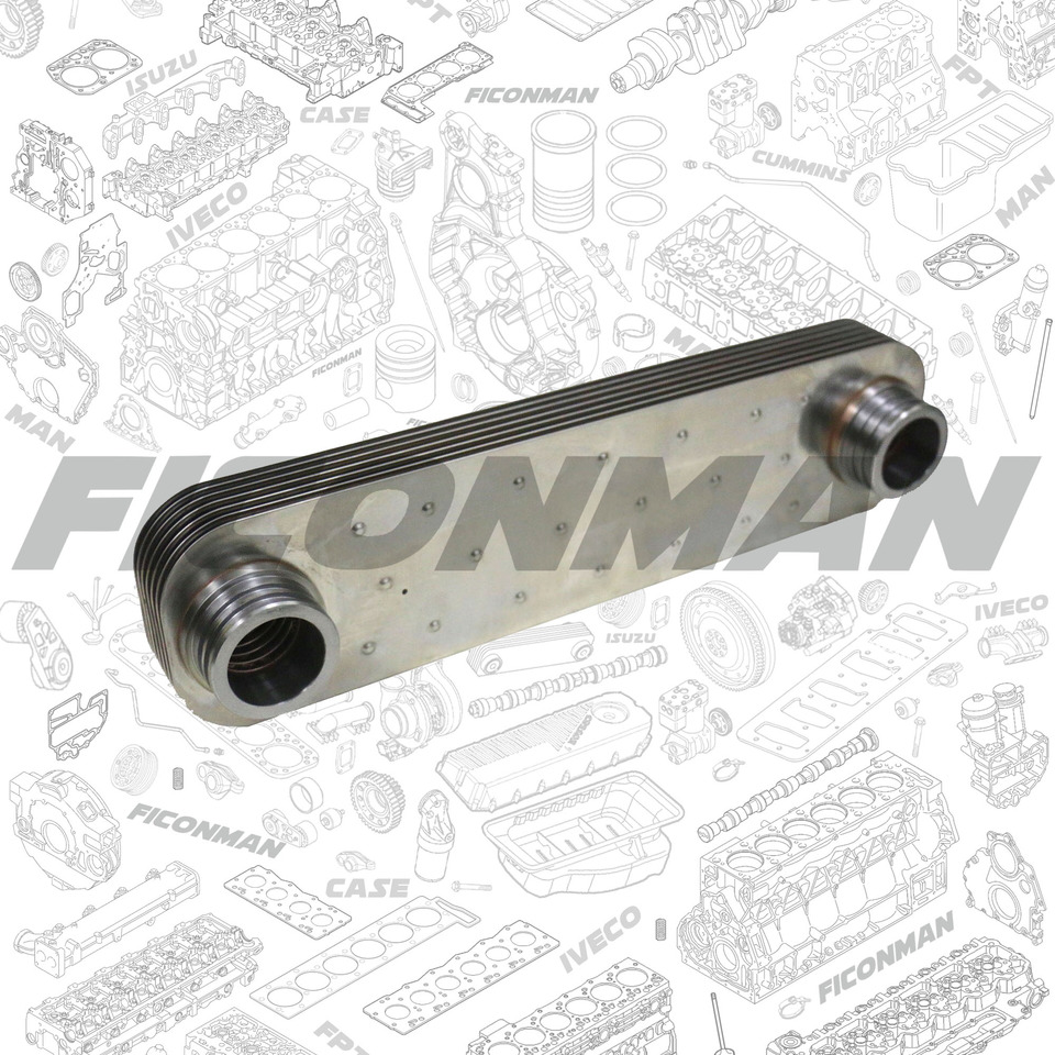 FPT IVECO CASE Cursor9 Euro 6 F2CFE612 A/B/D F2CFE614A*B041/F2CGE614F*V004 5802431166 OIL COOLER CORE 504127469 504130575 5801389774 - 油冷却器 适用于 卡车:图1 FPT IVECO CASE Cursor9 Euro 6 F2CFE612 A/B/D F2CFE614A*B041/F2CGE614F*V004 5802431166 OIL COOLER CORE 504127469 504130575 5801389774 - 油冷却器 适用于 卡车:图1