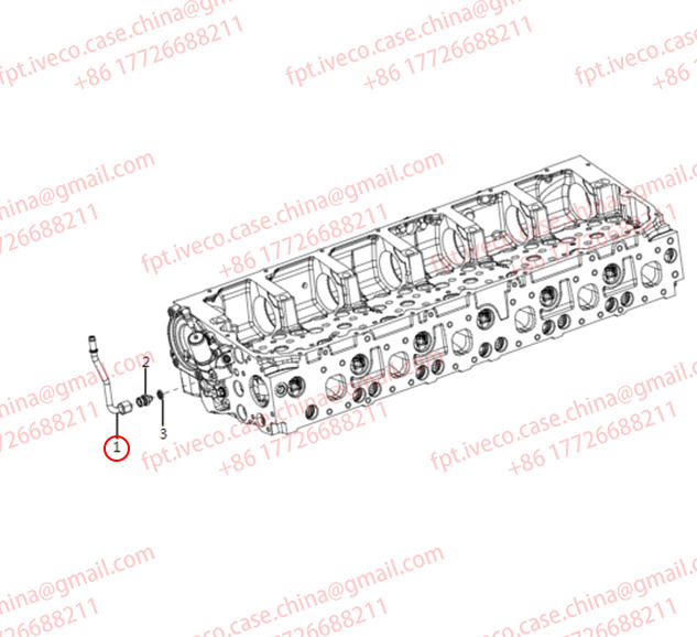FPT IVECO CASE Cursor9 F2CFE614A*B041/F2CGE614F*V004 5802431166 TUBE500331700 - 发动机及其零件 适用于 卡车:图3 FPT IVECO CASE Cursor9 F2CFE614A*B041/F2CGE614F*V004 5802431166 TUBE500331700 - 发动机及其零件 适用于 卡车:图3