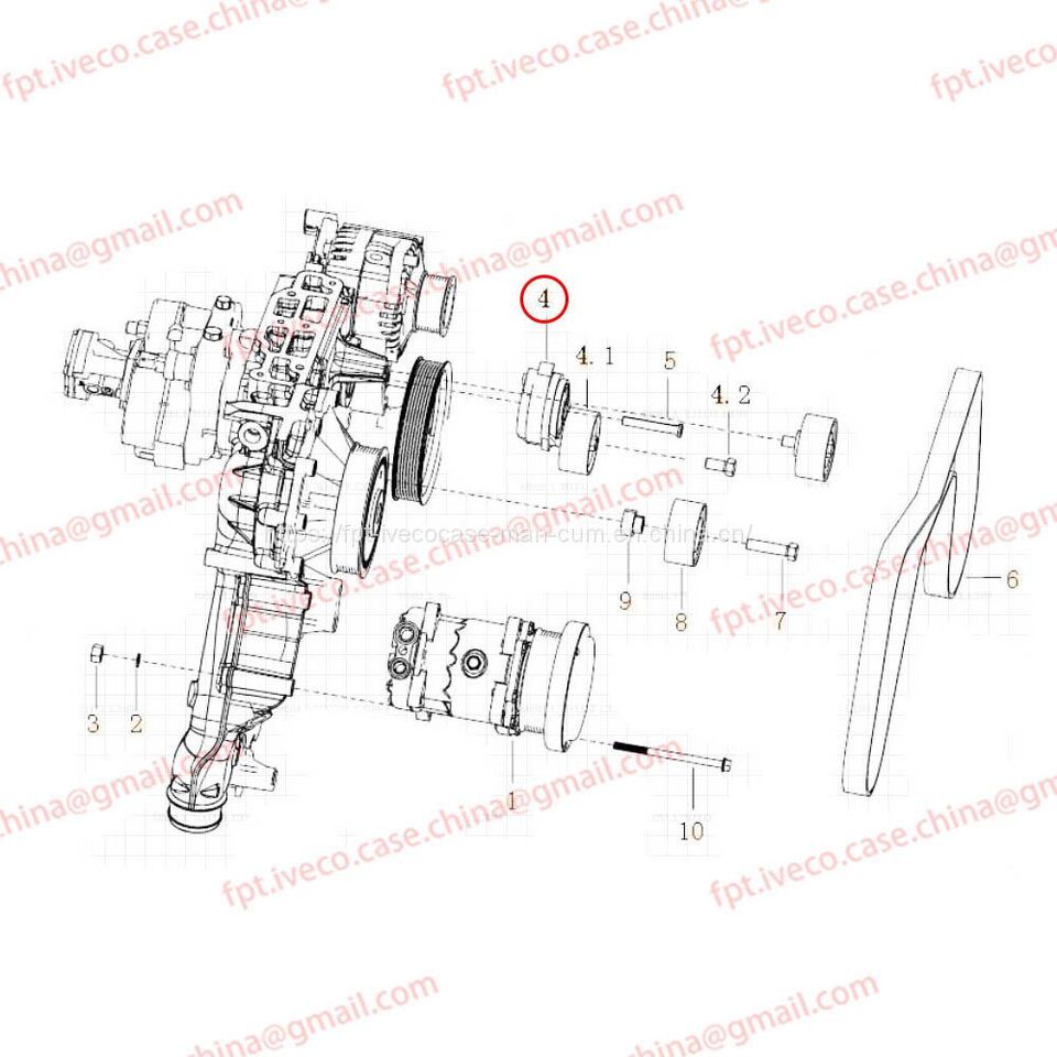 MAN D2066 Automatic tensioner 95800-7477 - 皮带张紧器:图1 MAN D2066 Automatic tensioner 95800-7477 - 皮带张紧器:图1