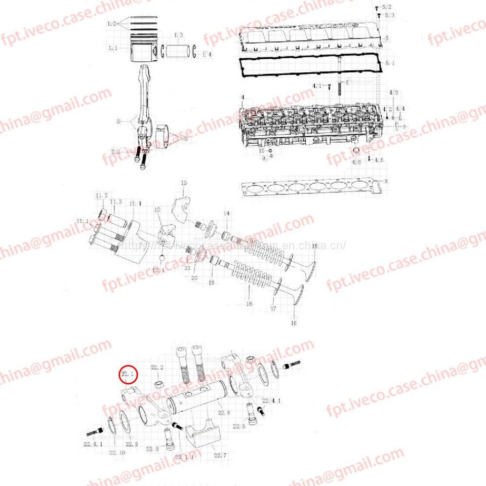 MAN D2066 Exhaust rocker arm assembly 04201-6004 - 发动机及其零件 适用于 卡车:图1 MAN D2066 Exhaust rocker arm assembly 04201-6004 - 发动机及其零件 适用于 卡车:图1
