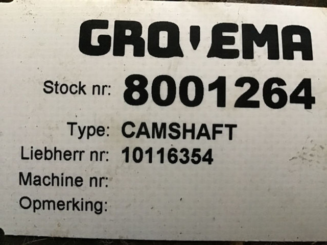 Liebherr Camshaft - 凸轮轴:图1 Liebherr Camshaft - 凸轮轴:图1