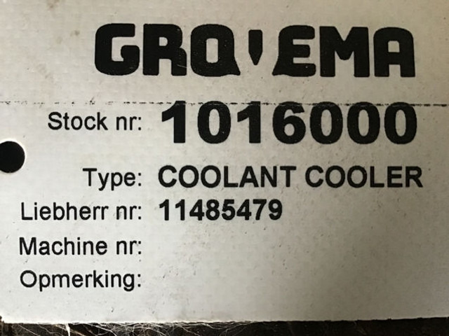 Liebherr Coolant Cooler - 散热器:图2 Liebherr Coolant Cooler - 散热器:图2
