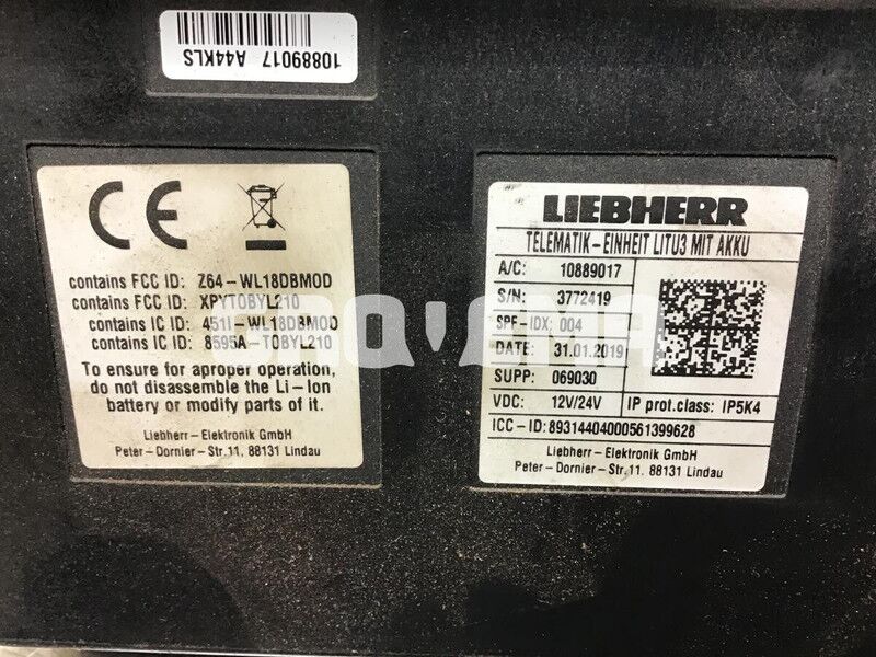 Liebherr Electric Module - ECU:图2 Liebherr Electric Module - ECU:图2