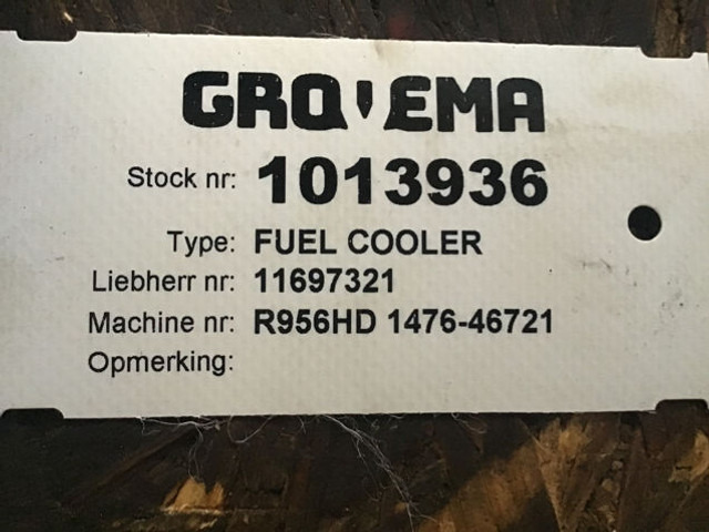 Liebherr Fuel Cooler - 油冷却器:图2 Liebherr Fuel Cooler - 油冷却器:图2