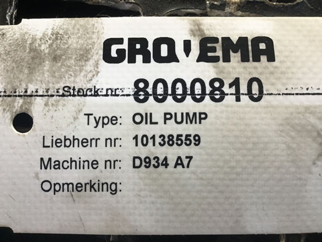 Liebherr Oil Pump - 油泵:图4 Liebherr Oil Pump - 油泵:图4