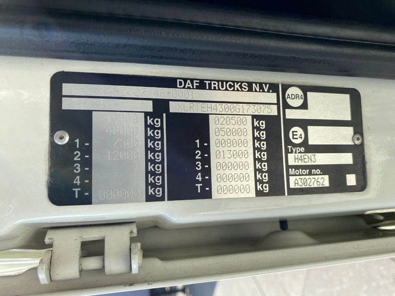 DAF XF 106.480 SSC / Retarder / 2x Tank / Stand Airco 租赁 DAF XF 106.480 SSC / Retarder / 2x Tank / Stand Airco：图13