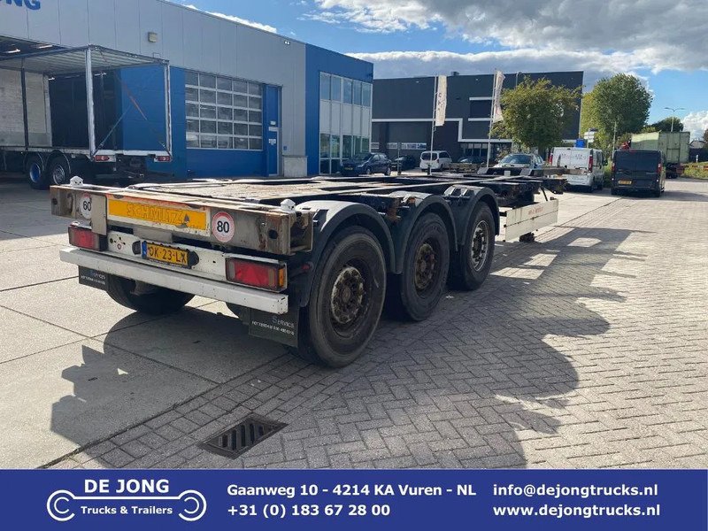 Schmitz Cargobull SCF 24 Chassis / SAF + Disc / 2x Extendable / Lift Axle - 集装箱运输车/ 可拆卸车身的半拖车:图1 Schmitz Cargobull SCF 24 Chassis / SAF + Disc / 2x Extendable / Lift Axle - 集装箱运输车/ 可拆卸车身的半拖车:图1