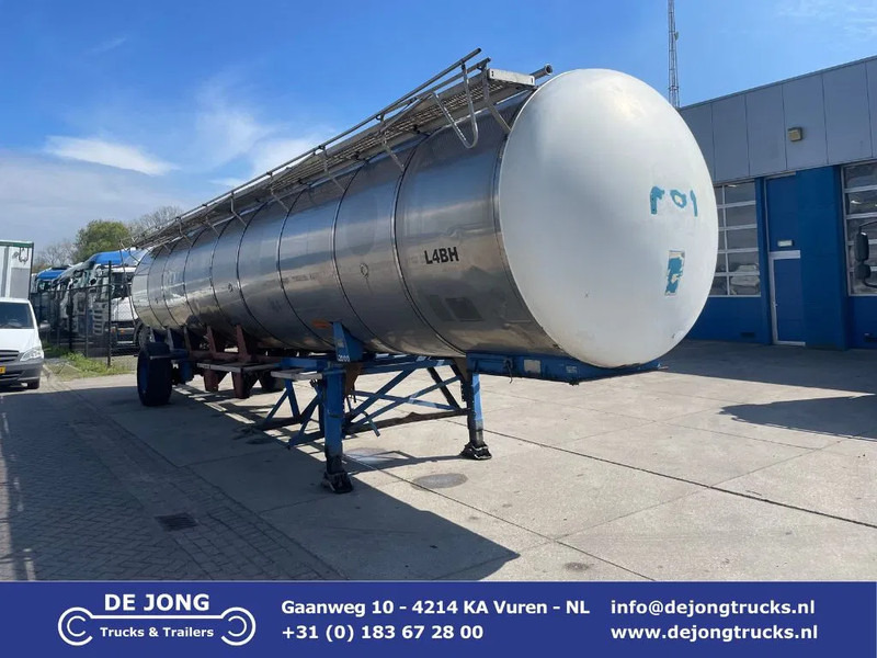 Van Hool Tank / For Parts / Inox / 3 compartments / ADR / 31500 LT - 液罐半拖车:图1 Van Hool Tank / For Parts / Inox / 3 compartments / ADR / 31500 LT - 液罐半拖车:图1