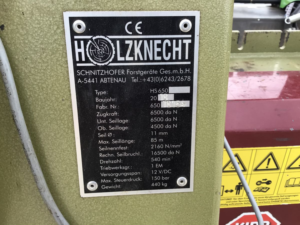 Holzknecht HS 650 - 绞车 适用于 林业设备:图2 Holzknecht HS 650 - 绞车 适用于 林业设备:图2