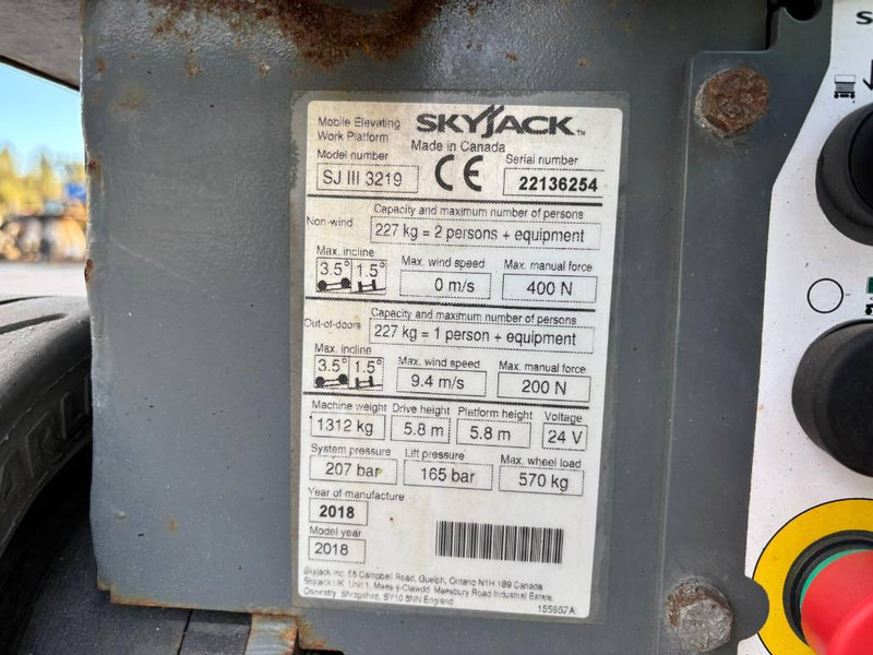 Skyjack SJ III 3219 - 剪式升降机:图5 Skyjack SJ III 3219 - 剪式升降机:图5