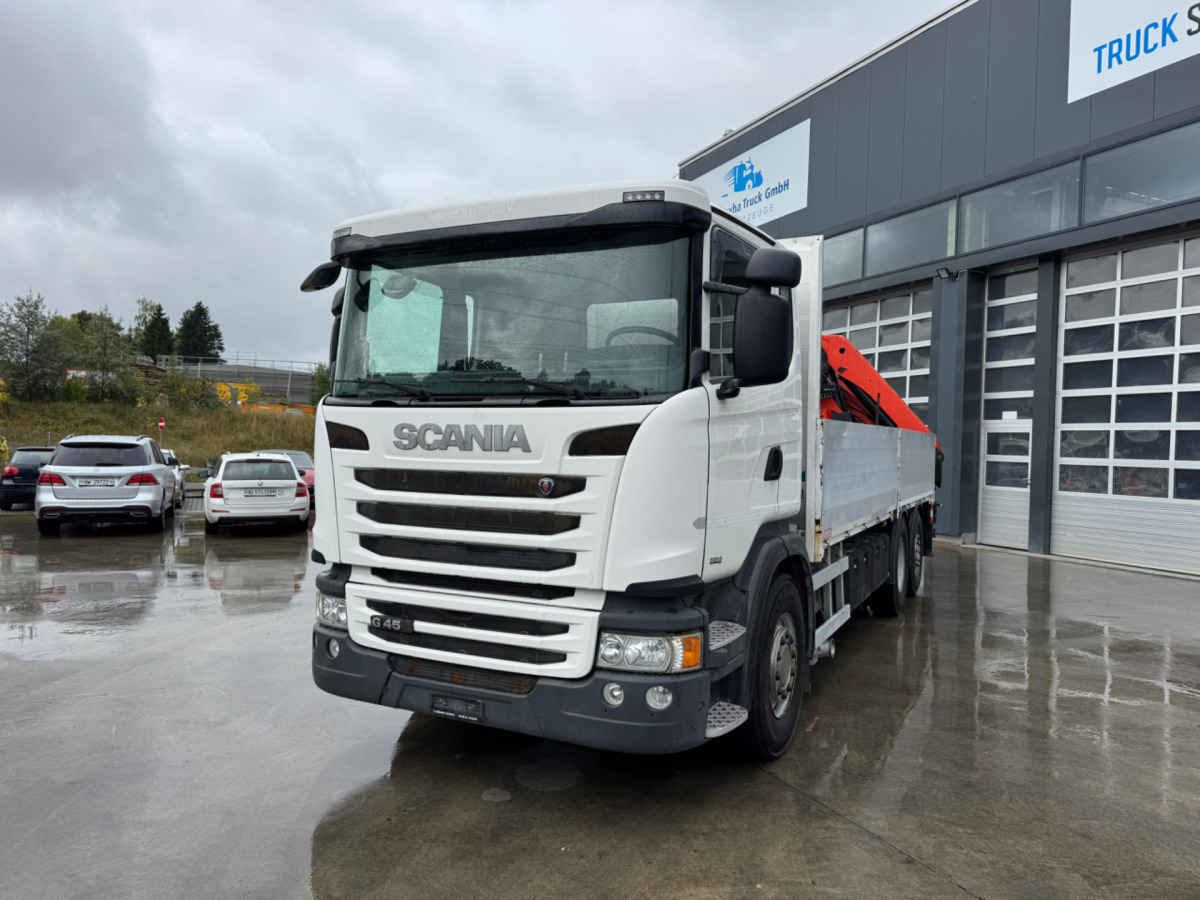 SCANIA G450 6x2 Palfinger 27000-5 - 起重车:图1 SCANIA G450 6x2 Palfinger 27000-5 - 起重车:图1