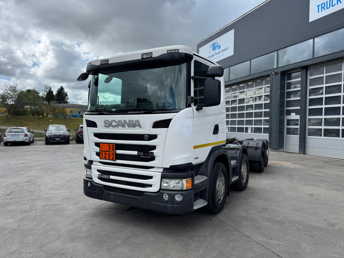 SCANIA G450 8x2 Fahrgestell - 驾驶室底盘卡车:图1 SCANIA G450 8x2 Fahrgestell - 驾驶室底盘卡车:图1