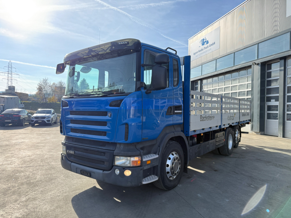 SCANIA R480 6x2 Alu - 栏板式/ 平板卡车:图1 SCANIA R480 6x2 Alu - 栏板式/ 平板卡车:图1