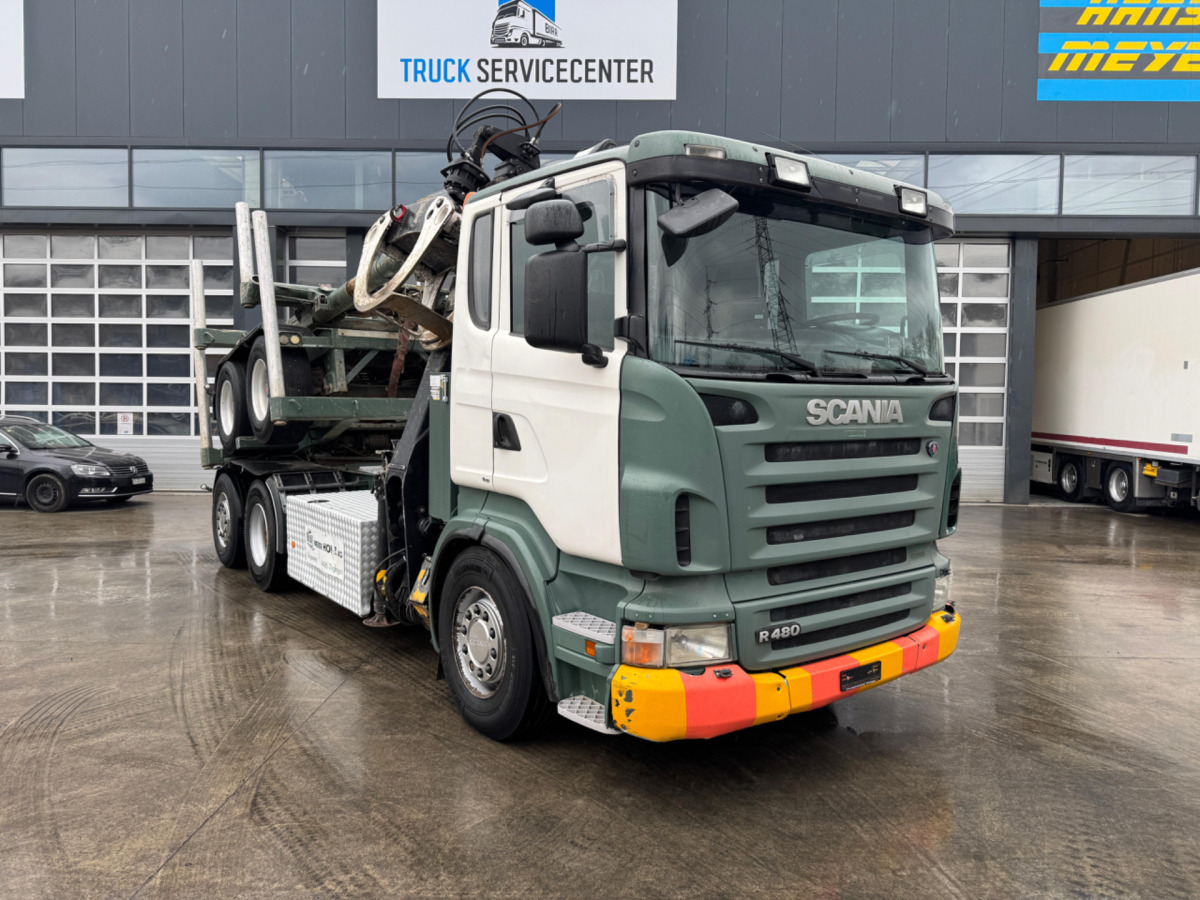 SCANIA R480 6x2 Loglift F265 mit Dolly - 木材运输车:图3 SCANIA R480 6x2 Loglift F265 mit Dolly - 木材运输车:图3