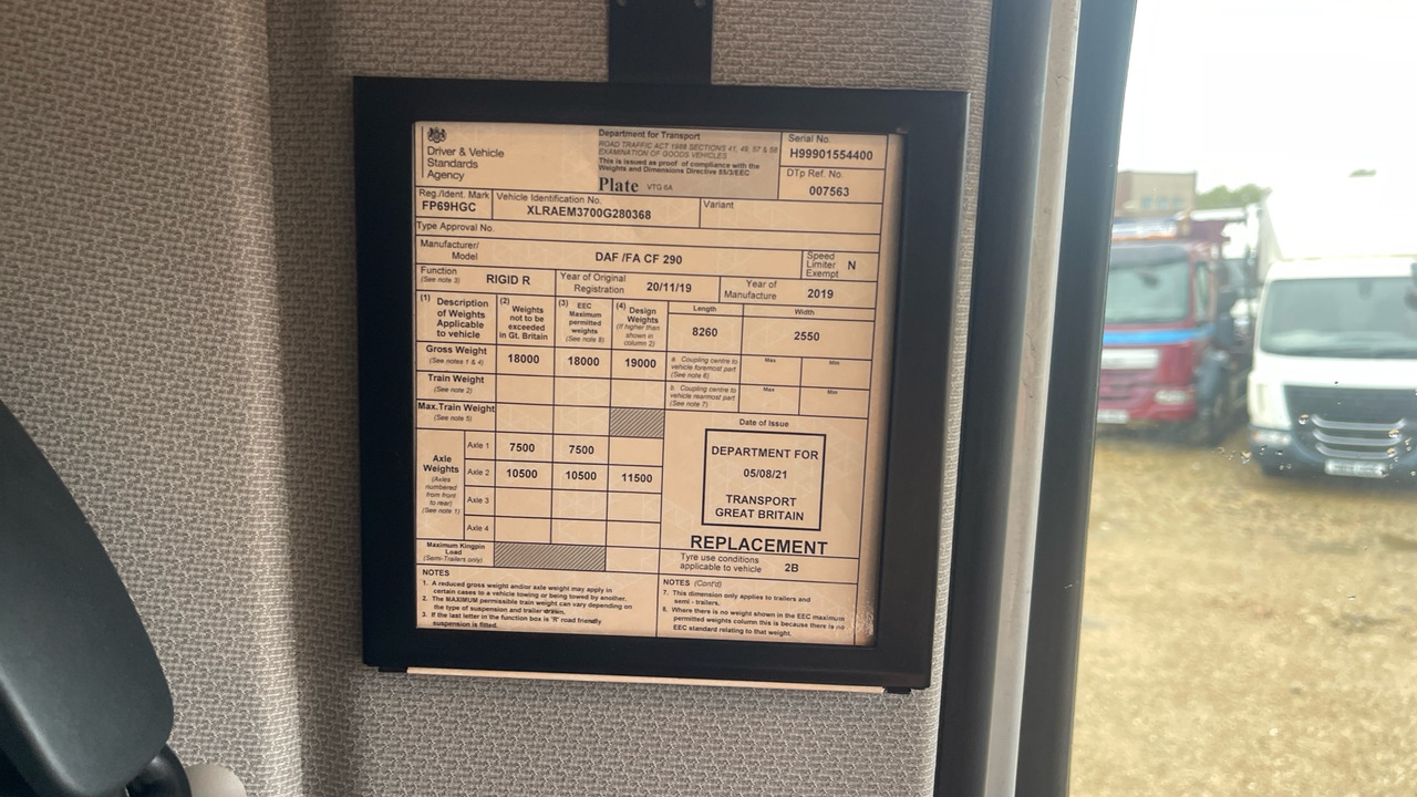 侧帘卡车 Daf CF 260:图11 侧帘卡车 Daf CF 260:图11