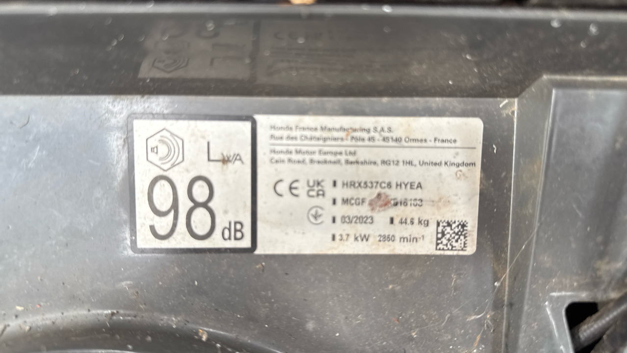 HONDA HRX537 C6HYEA - 建筑设备:图5 HONDA HRX537 C6HYEA - 建筑设备:图5