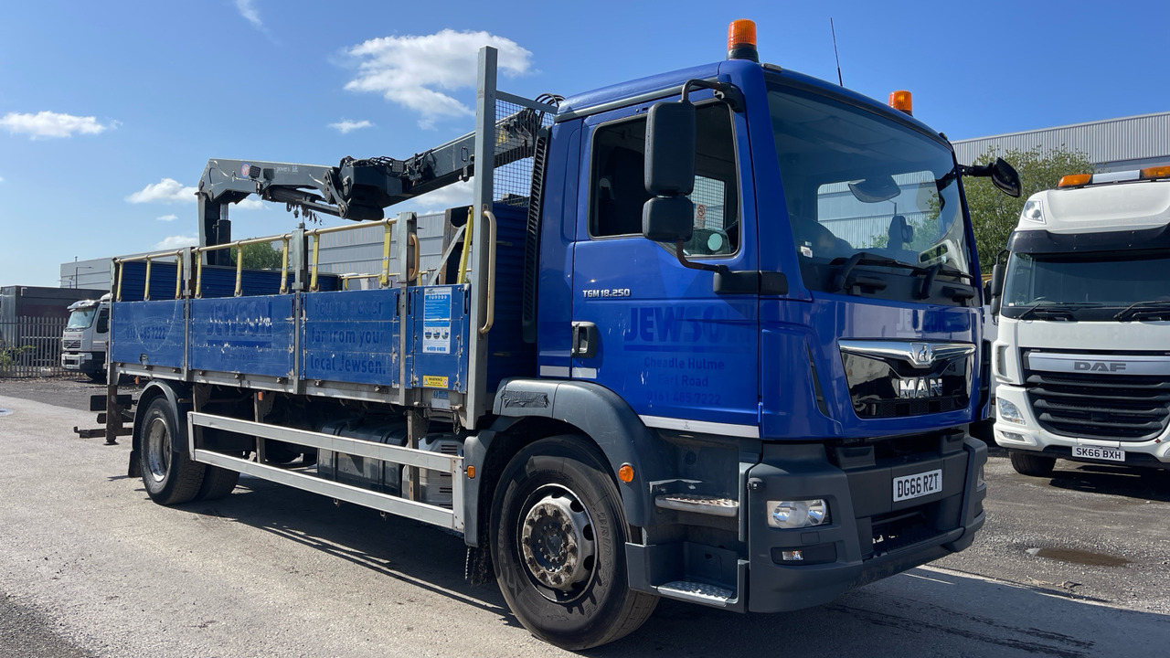 Man TGM 18.250 - 栏板式/ 平板卡车, 起重车:图1 Man TGM 18.250 - 栏板式/ 平板卡车, 起重车:图1