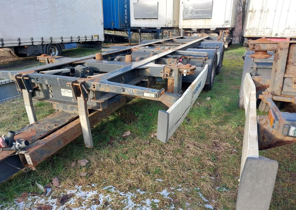 Krone Tandem BDF - 集装箱运输车/ 可拆卸车身的拖车:图5 Krone Tandem BDF - 集装箱运输车/ 可拆卸车身的拖车:图5