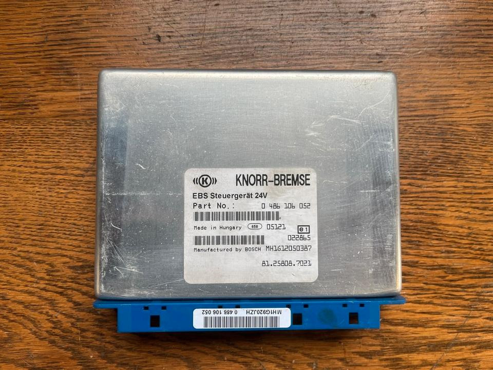 MAN KNORR-BREMSE EBS Steuergerät 81.25808-7021 - ECU 适用于 卡车:图1 MAN KNORR-BREMSE EBS Steuergerät 81.25808-7021 - ECU 适用于 卡车:图1