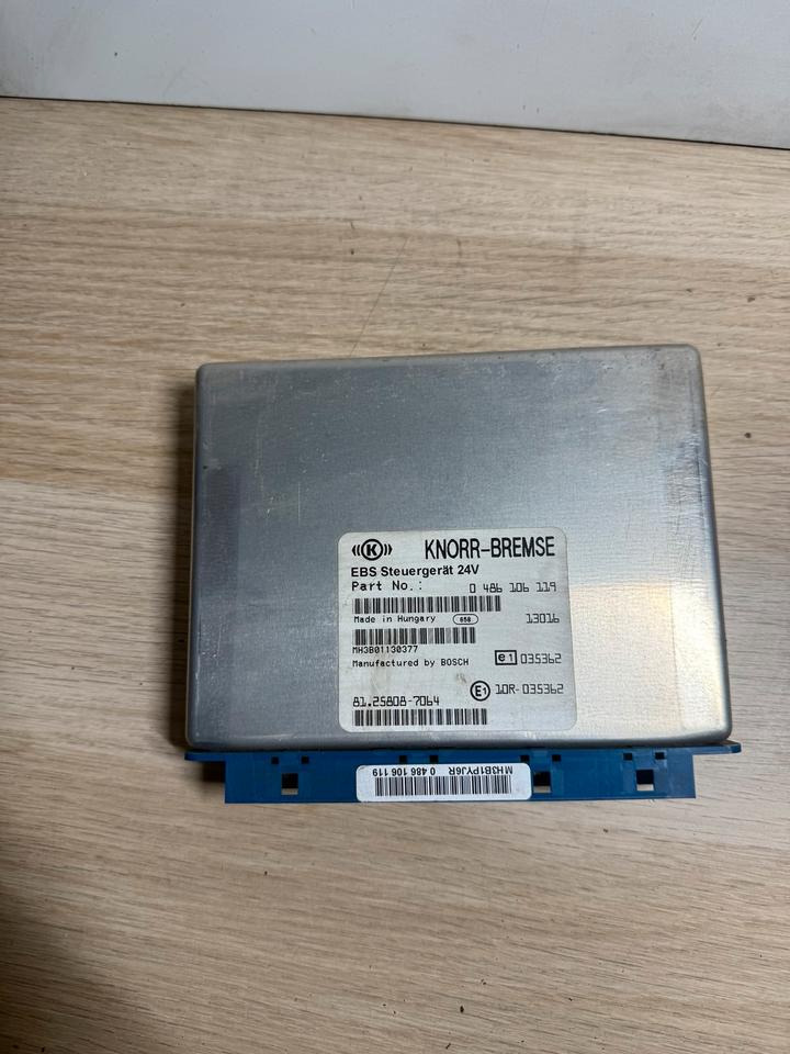 MAN KNORR-BREMSE EBS Steuergerät 81.25808-7064 - ECU 适用于 卡车:图2 MAN KNORR-BREMSE EBS Steuergerät 81.25808-7064 - ECU 适用于 卡车:图2