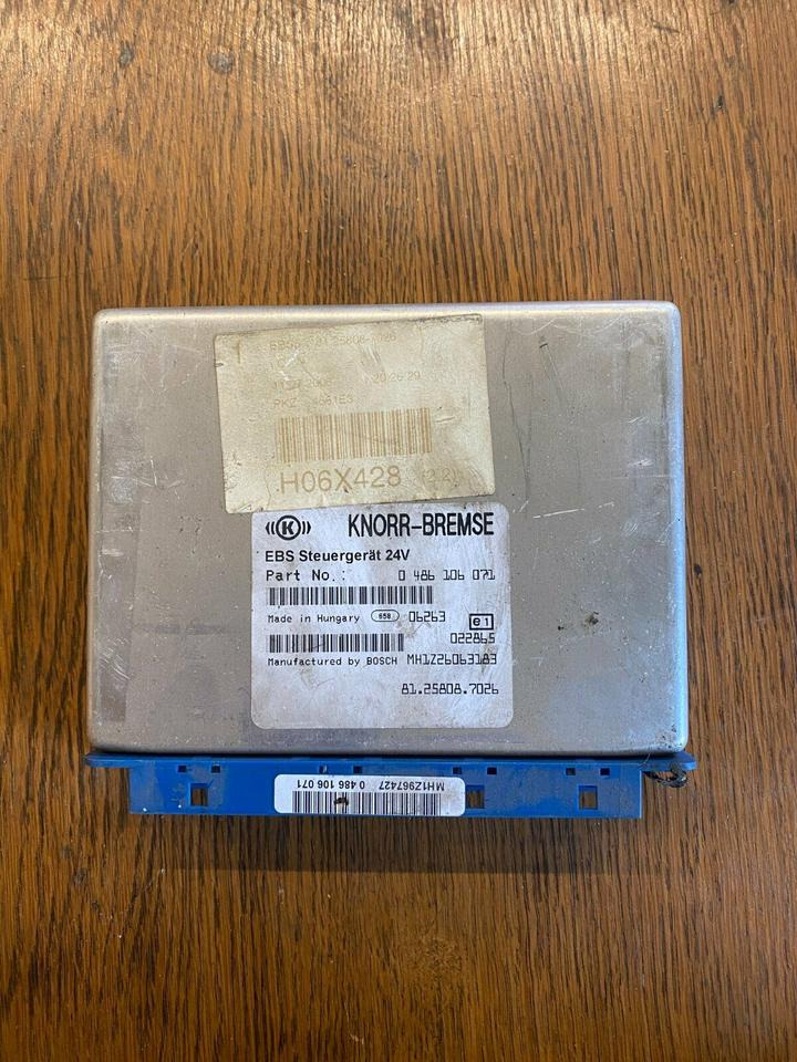 MAN Knorr-Bremse EBS Steuergerät 81258087026 - ECU 适用于 卡车:图1 MAN Knorr-Bremse EBS Steuergerät 81258087026 - ECU 适用于 卡车:图1