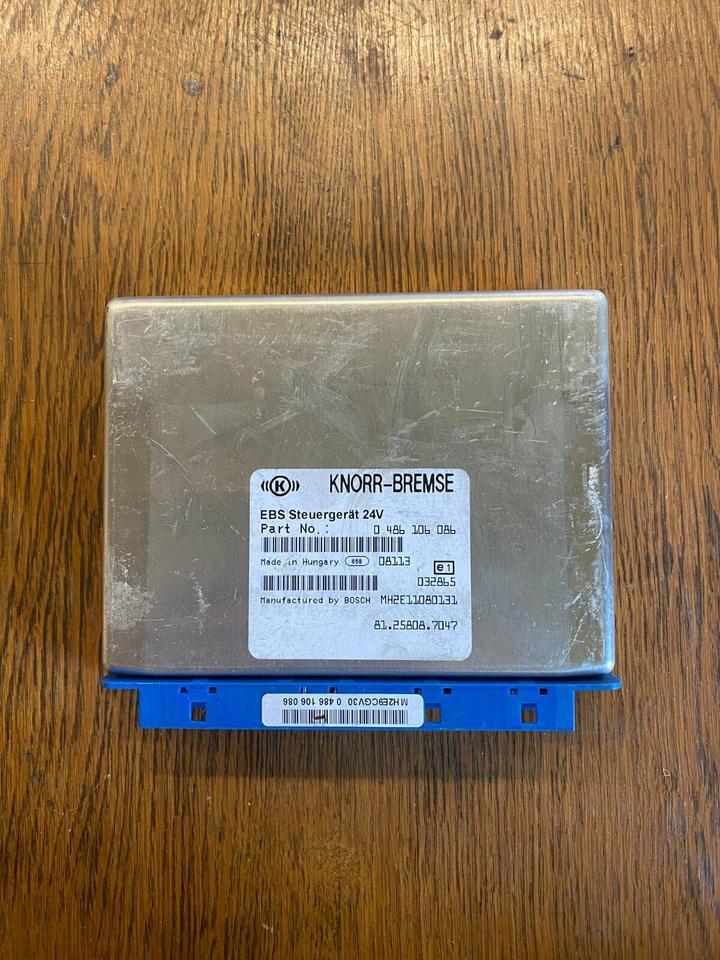 MAN Knorr-Bremse EBS Steuergerät 81258087047 - ECU 适用于 卡车:图1 MAN Knorr-Bremse EBS Steuergerät 81258087047 - ECU 适用于 卡车:图1