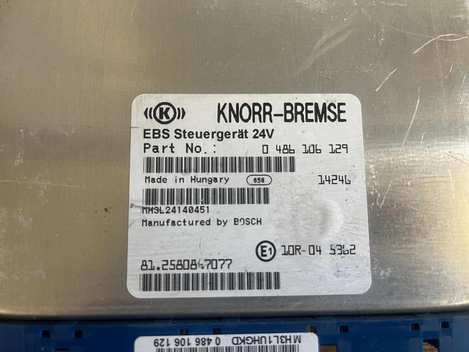 MAN Knorr-bremse EBS Steuergerät 81.25808.7077 - ECU 适用于 卡车:图3 MAN Knorr-bremse EBS Steuergerät 81.25808.7077 - ECU 适用于 卡车:图3