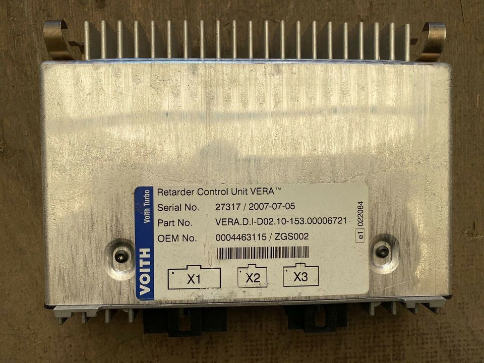 Mercedes Actros MP2 VOITH Retarder Control Unit 0004463115 - ECU 适用于 卡车:图2 Mercedes Actros MP2 VOITH Retarder Control Unit 0004463115 - ECU 适用于 卡车:图2