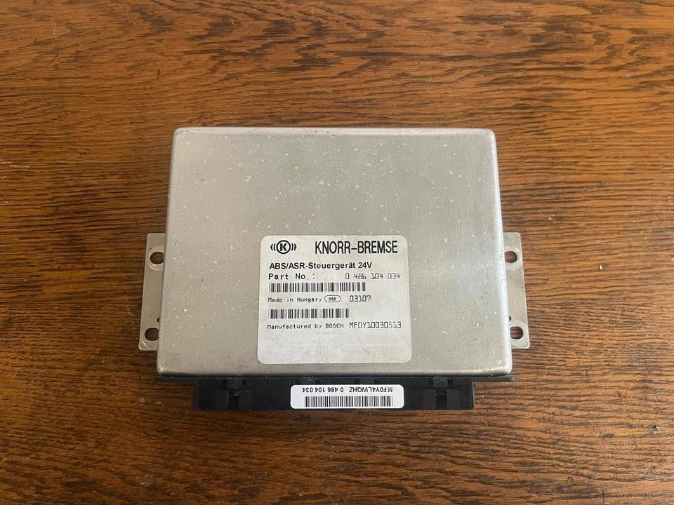 Mercedes-Benz Knorr-Bremse ABS/ASR Steuergerät 0486104034 - ECU 适用于 卡车:图2 Mercedes-Benz Knorr-Bremse ABS/ASR Steuergerät 0486104034 - ECU 适用于 卡车:图2