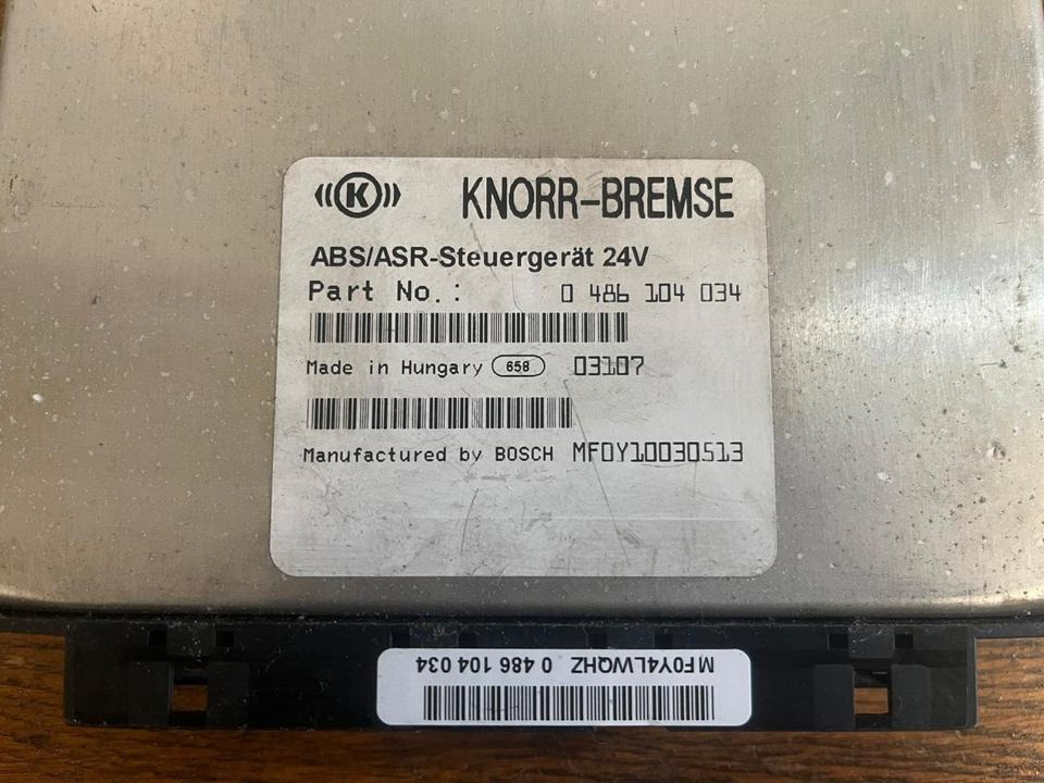 Mercedes-Benz Knorr-Bremse ABS/ASR Steuergerät 0486104034 - ECU 适用于 卡车:图3 Mercedes-Benz Knorr-Bremse ABS/ASR Steuergerät 0486104034 - ECU 适用于 卡车:图3
