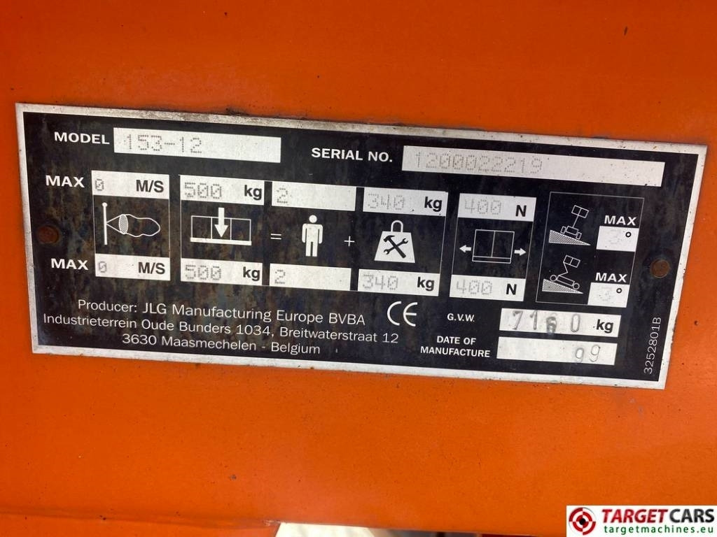 剪式升降机 JLG 153-12 Liftlux Electric Scissor Work Lift 1730cm：图10